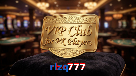 Main screen of Rizq777 vip page for PK players